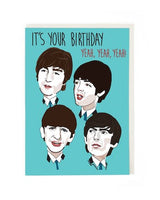 The Fab Four Beatles Birthday Card