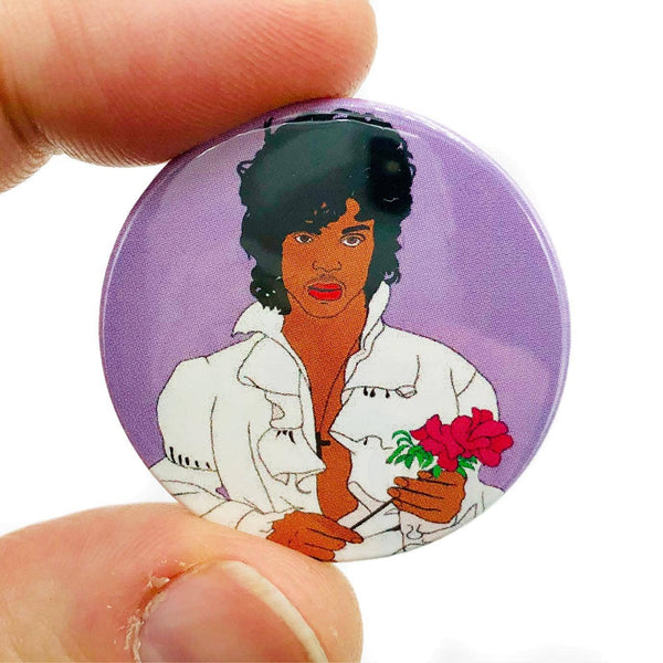 When Doves Cry Button Pin Badge