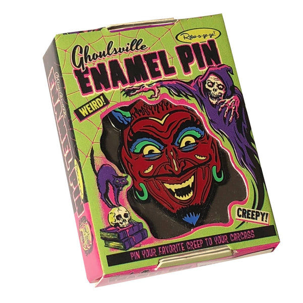 Fun House Devil enamel pin badge