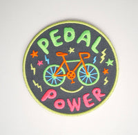 Pedal Power Iron On Patch