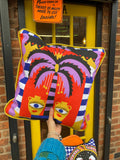 Palm Vase arty Cushion cover