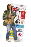 John Lennon greetings card with stickers