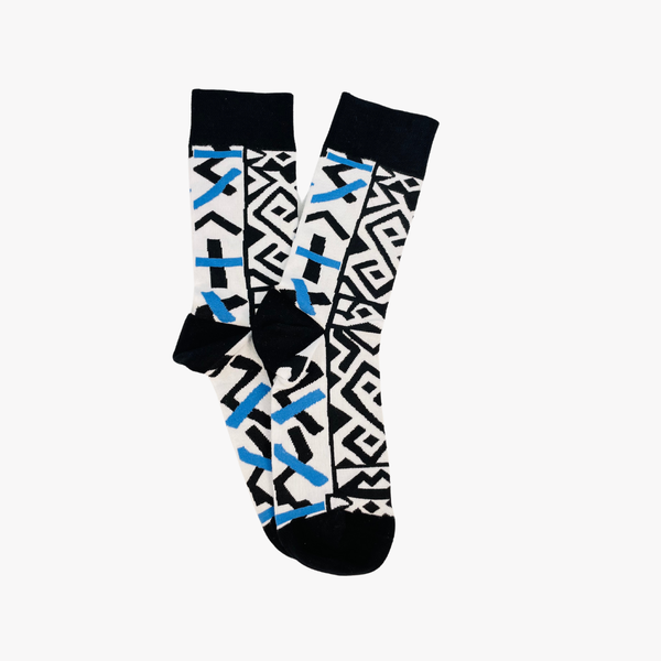 Kasai Black socks by Afropop