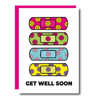 Get Well Soon Smileys Greeting Card