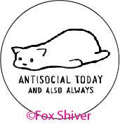 Antisocial Today and also always badge