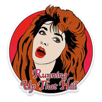 Kate Bush 1980s Style Vinyl Sticker