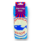 Fish and chips socks - fish & chip shop open