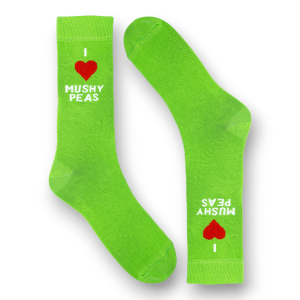 The Essentials Wardrobe French Fries Novelty Socks – Unisex Mid Calf, Cotton Blend, Size 4-11
