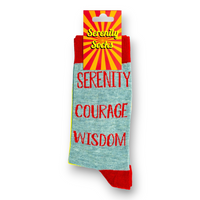 Serenity Courage & Wisdom socks