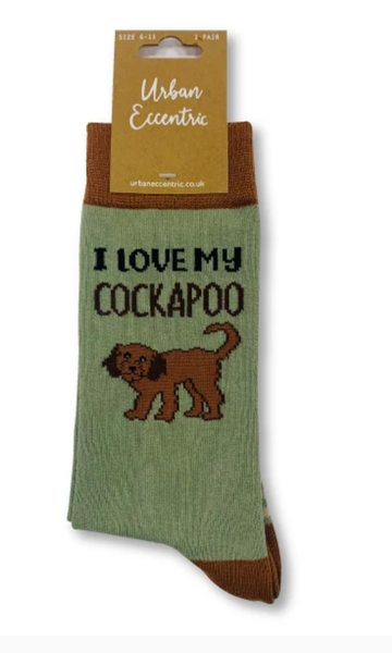 I love my cockapoo socks size 6-11