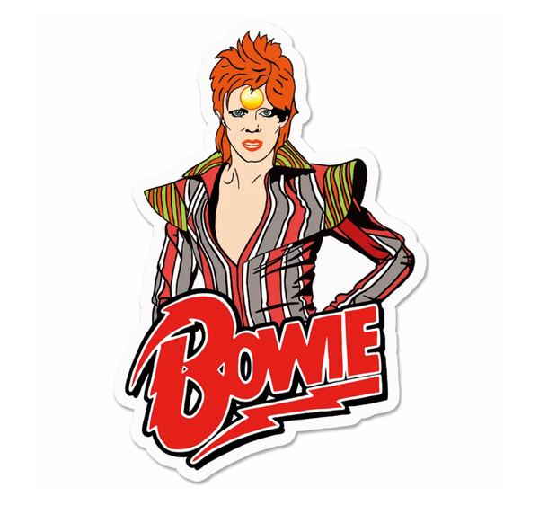 David Bowie vinyl sticker