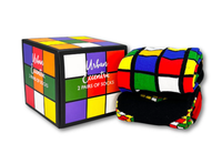Rubik's Cube socks 2 pair box set