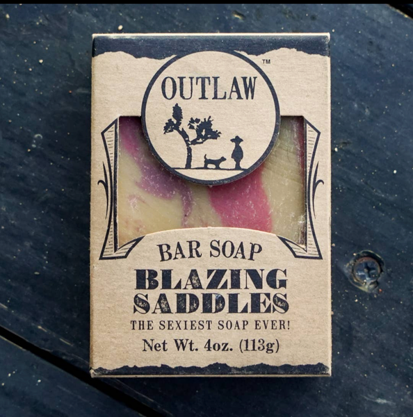 Blazing Saddles: The Scent of the West soap bar by Outlaw