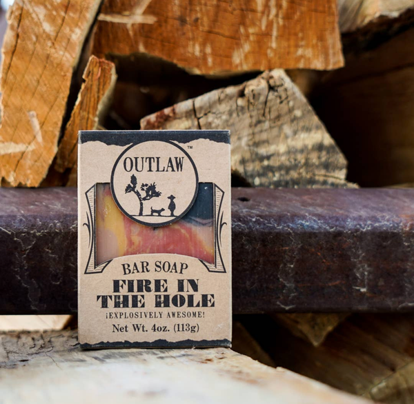 Fire in the Hole soap bar by Outlaw