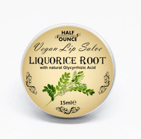 15ml Liquorice Lip Salve containing real Liquorice Root Extract