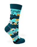 Hangin' On 'til Friday Women's Novelty Crew Socks