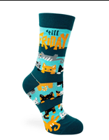 Hangin' On 'til Friday Women's Novelty Crew Socks