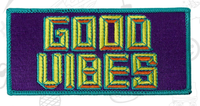 Good Vibes sew-on patch