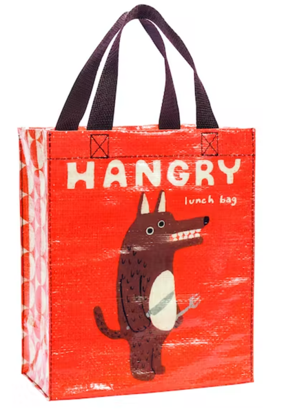 Hangry handy tote bag by Blue Q