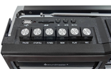 Soundmaster Retro Radio cassette recorder with USB/SD detail of buttons 