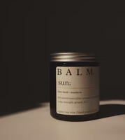SUN Lime, Basil + Mandarin vegan soy wax candle