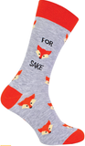 For Fox Sake novelty crew socks