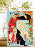 Cats Greeting Card by Madame Treacle