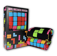 Unisex Retro Block Game Socks Gift Set