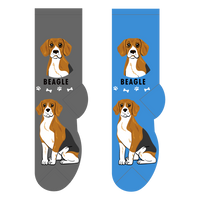 Beagle novelty crew socks