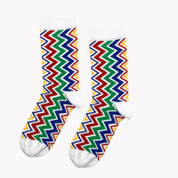 Ziggy White socks by Afropop