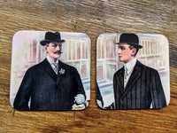Edwardian English gentlemen coasters
