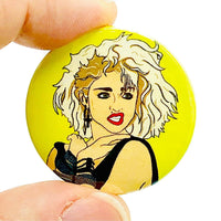 Madonna Queen Of 80's Pop Badge