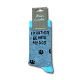 Ladies I'd Rather Be With My Dog Socks