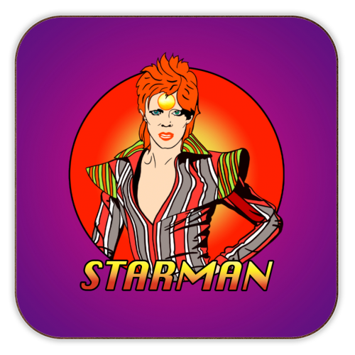 'Starman' coaster by Bite Your Granny & Art Wow