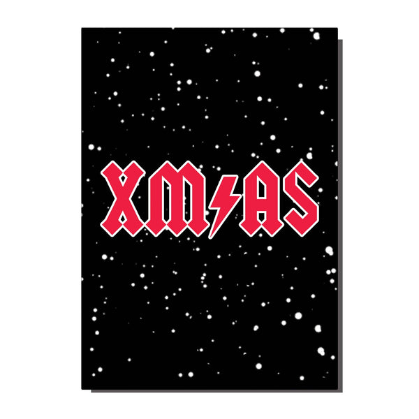 AC/DC  XM/AS  Christmas Card
