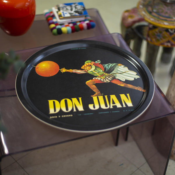 Don Juan vintage advertising design laminated birch tray