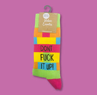 Don't F*ck It Up socks