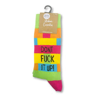 Don't F*ck It Up socks