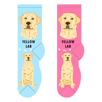 Yellow Lab novelty socks