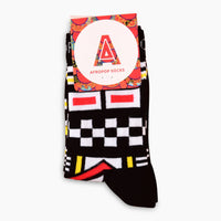 Ndebele Black socks by Afropop