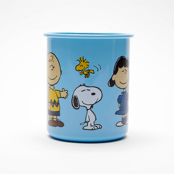 Peanuts Snoopy metal pen pot - The Gang