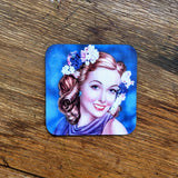 Vintage Glamour Girls coasters