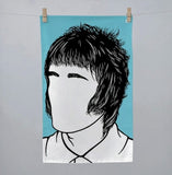 Liam Gallagher Music Icons tea towel
