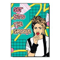 Get Into The Groove Greetings Card
