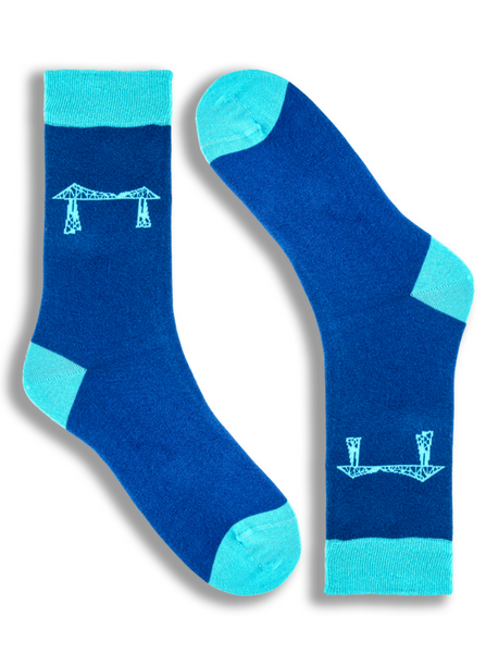 Tees Transporter Bridge socks